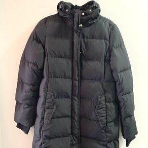 J.Crew Black Puff Coat
